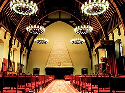 The Ridderzaal in The Hague is the main building of the 13th-century inner square of the former castle of the counts of Holland called Binnenhof