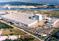 Aerial view of NASA's Michoud Assembly Facility