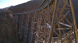 "Polvorilla" viaduct used by the Tren a las Nubes