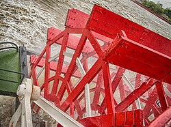 Paddle wheel on the Natchez