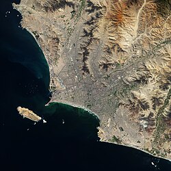 Lima as seen from the International Space Station