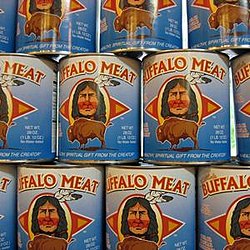 Canned bison meat for sale