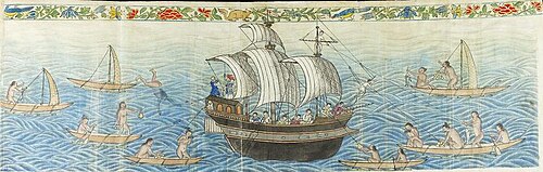 Manila Galleon in the Marianas and Carolinas, c. 1590 Boxer Codex