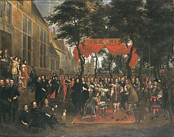 Reception of James and his brother Charles in Bruges on 2 October 1656
