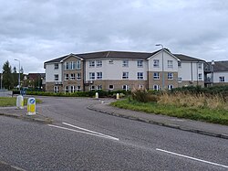 Castlehill Care home, a view from outside, Sep 2025