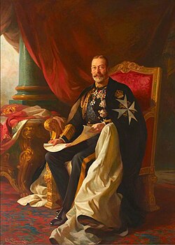 King George V, Emperor of India, Sovereign Head of the Order from 1910 until his death in 1936
