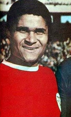 Portuguese football legend Eusébio briefly played for the club in 1975