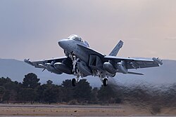 RAAF EA-18G Growler during the 2025 Red Flag exercise