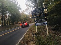 Welcome to Monroe Township sign