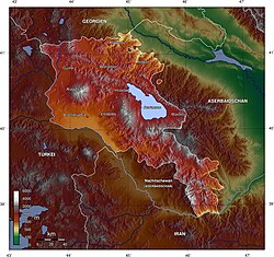 Armenia's mountainous and volcanic topography