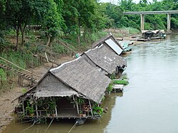 River houses on the River Kwai