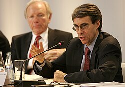 Former executive Director Kenneth Roth speaking at the 44th Munich Security Conference 2008