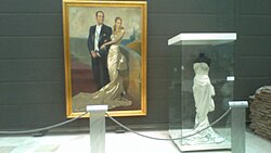 Dress of Eva Perón in the Museo del Bicentenario, Buenos Aires