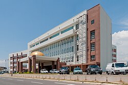 The building of Ministry of Communications and Multimedia Integrated Complex in Donggongon - the main office of Sabah RTM