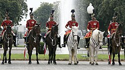 Pakistan cavalry honor guard, Aiwan-e-Sadr