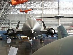 YF-12A AF Ser. No. 60-6935 in the National Museum of the USAF