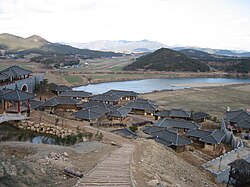 Yongin Daejanggeum Park, a filming site where historical dramas for Munhwa Broadcasting Corporation (MBC) are produced