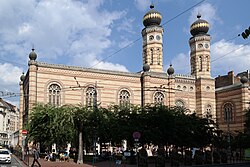 Dohány Street Synagogue, the largest synagogue in Europe