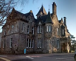 Old Viewforth, Pitt Terrace, Stirling: headquarters of Stirlingshire County Council after 1931