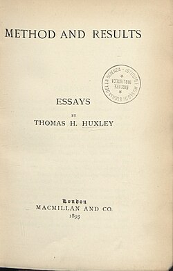 Method and results, 1893