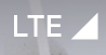 An Android phone showing LTE connection