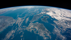 Kyushu from the International Space Station