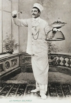 A famous dolma-maker in Istanbul, 1905