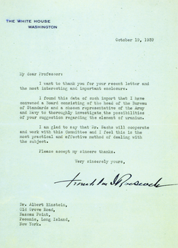Roosevelt's reply