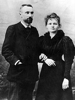 Pierre Curie and Marie Skłodowska-Curie, 1895