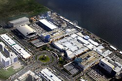 Aerial view of SM Mall of Asia (2014)