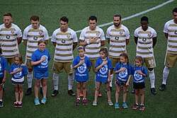 Louisville City FC (pictured) won two consecutive championships in 2017 and 2018.