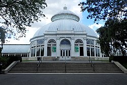 The Haupt Conservatory in fall