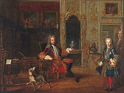 Louis with the regent, Philippe of Orléans (1718)