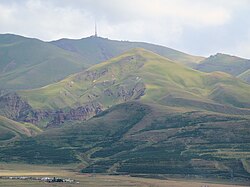 Palandöken in August 2009, as seen from downtown Erzurum.