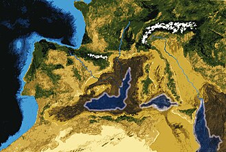 Messinian salinity crisis before the Zanclean flood