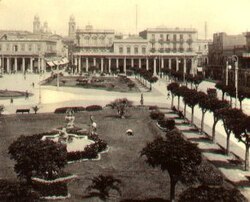 Plaza Independencia around 1900.