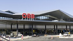 Vienna main station, 2012