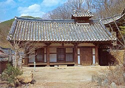 Hasadang Hall (built 1461) located in Suncheon, South Jeolla Province
