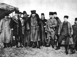 Mustafa Kemal Pasha and his comrades-in-arms at the end of the First Battle of İnönü
