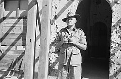 Field Marshal Sir William Slim, General Officer Commanding Fourteenth Army in Burma, 5 March 1945.