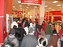 Black Friday shoppers, DC USA