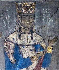 Queen Tamar, the first woman to rule Georgia.[73]