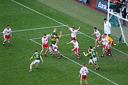 Tyrone v Kerry in the 2005 All-Ireland Senior Football Championship Final