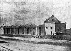 Coronel Suárez station, then part of Ferrocarril General Roca after the 1948 nationalization