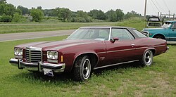1974 Pontiac Catalina Hardtop Coupe. For 1974 the full-sized Pontiacs received a very Mercedes-esque grille