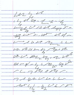 Dutch stenography using the "System Groote"