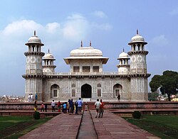 The Tomb of I'timād-ud-Daulah in Agra, India
