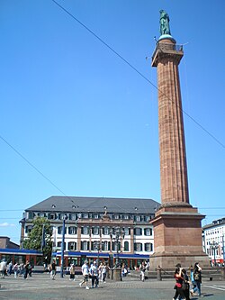 Luisenplatz with Ludwigsäule