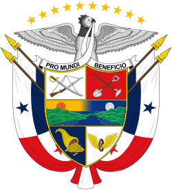 Panama: Pro mundi beneficio (Latin: "For the benefit of the world").