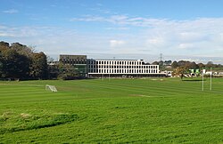 Health Innovation Campus at Lancaster University under construction in October 2019